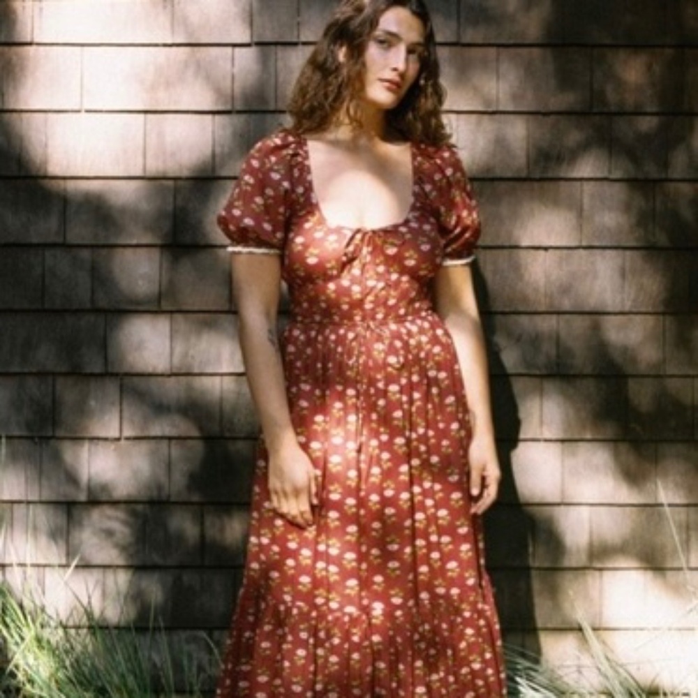 Christy Dawn Brynne Antique Lotus Dress - Size L